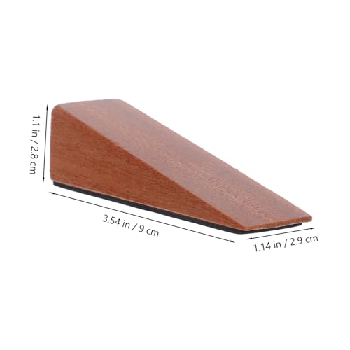 Ipetboom 4 Stück Teiliges Holz Türkeil Dreieckiger Rutschfester Türstopper mit Anti rutsch boden Sichere Türhalterung für Büro und Zuhause Vielseitiger Schutz für Schlafzimmer und Küche von Ipetboom