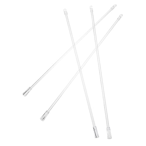 Ipetboom 4 Stück Teiliges Set Transparente Jalousienstäbe aus Leichte und Geruchsfreie Blinds Pulling Wands für Vertikale Jalousien Praktische und Universelle Bediengriffe für von Ipetboom