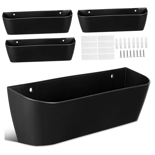 Ipetboom 4 Stück Teiliges Wandmontiertes Schuhregal aus Robustem Platzsparend für Wohnmobile und Kleine Räume Einfache Montage mit Schrauben oder Klebestreifen Moderner Minimalistischer von Ipetboom