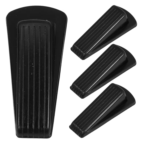 Ipetboom 4 Stück Türkeile aus Robustem Gummi Rutschfeste Türstopper Installieren Vielseitig Einsetzbar für Zuhause Büro und Hotel Leichter und Tragbarer Türkeil von Ipetboom