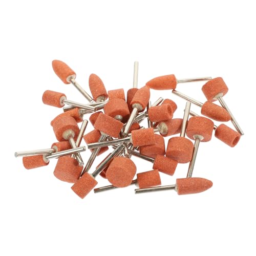 Ipetboom 42 Stück Teiliges Montiertes Schleifwerkzeug Set Schaft Schleifköpfe Verschiedene Formen Schleifsteine für Bohrmaschine und Drehwerkzeuge zum Schleifen Polieren Entgraten und von Ipetboom