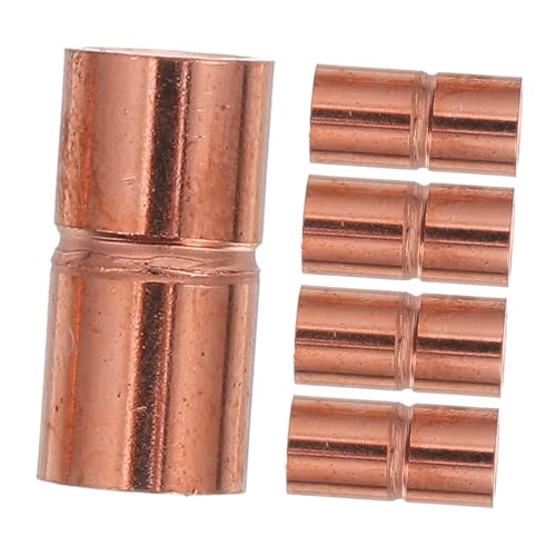 Ipetboom 5 Stück Gerade Kupfer Kupplung Armaturen Korrosionsbeständig Präziser Sitz für Hvac Klimaanlagen Effiziente Wärmeübertragung Einfache Installation Ipetboom 5 Stück Gerade Kupfer Kupplung Armaturen Korrosionsbeständig Präziser Sitz für Hvac Klimaanlagen Effiziente Wärmeübertragung Einfache Installation von Ipetboom