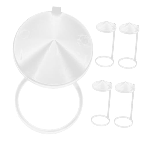 Ipetboom 5 Stück Humidifier Splash Guard aus Robustem Kunststoff Spritzschutz für Luftbefeuchter und Wasserspiele Installieren Multifunktional für Rockery und Indoor Wasserbrunnen von Ipetboom