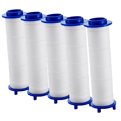 Ipetboom 5 Stück Teiliges Duschfilter für Wasserreinigung Abnehmbarer Duschkopffilter Baumwolle für Effiziente Wasserfiltration und Einfache Installation von Ipetboom