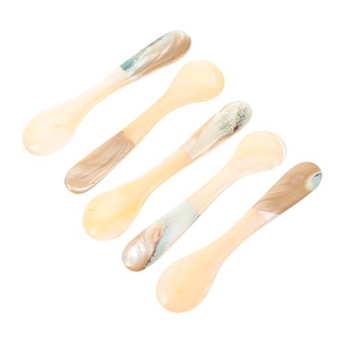 Ipetboom 5 Stück Teiliges Muschel löffel aus Langlebigem Material Vielseitiger Servierlöffel für Kaffee Eis Dessert und Joghurt Glatte Oberfläche Handliche Praktische Küchenhelfer Ipetboom 5 Stück Teiliges Muschel löffel aus Langlebigem Material Vielseitiger Servierlöffel für Kaffee Eis Dessert und Joghurt Glatte Oberfläche Handliche Praktische Küchenhelfer von Ipetboom