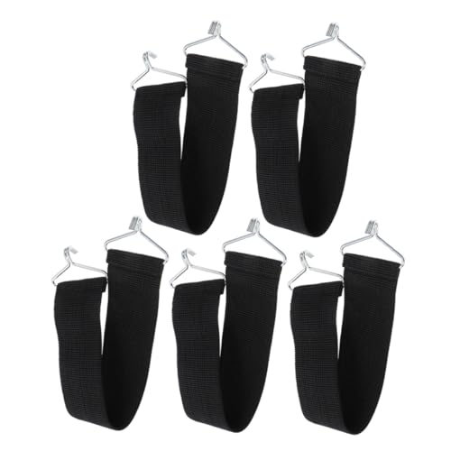 Ipetboom 5 Stück Teiliges Stuhlverstärkungsbänder Schwarz Verstärkungsstreifen Riss Strap für Liegestuhl Reparatur Patio Stuhl Ersatzsling Zubehör für Outdoor Camping Picknick von Ipetboom