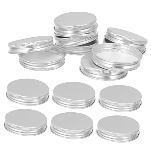 Ipetboom 50 Stück Auslaufsichere Aluminium Flaschendeckel 53mm Schraubdeckel Für Gläser Und Saftbecher Luftdicht Für Einmachgläser Und Flaschen von Ipetboom