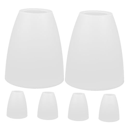 Ipetboom 6 Stück Flacher Lampenschirme aus Kunststoff Moderner Lampenschirm Ersatz für Tischlampen Kronleuchter Nachttisch Campinglampen Einfache Montage Minimalistisches Design Weiß Ipetboom 6 Stück Flacher Lampenschirme aus Kunststoff Moderner Lampenschirm Ersatz für Tischlampen Kronleuchter Nachttisch Campinglampen Einfache Montage Minimalistisches Design Weiß von Ipetboom