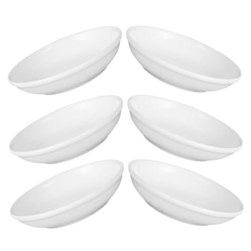 Ipetboom 6 Stück Keramikschale Teiliges Ersatz Wachsschmelzschale für Duftlampe Aromatherapie Wax Melt Halter Robust Glatt und Leicht zu Reinigen für Duftölbrenner und Teelicht von Ipetboom