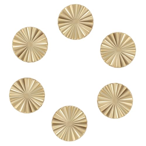 Ipetboom 6 Stück Runde Möbelknöpfe Goldfarben für Kommoden Küchenschränke Ansprechende Goldene Oberfläche Einfache Montage Stilvolle Griffe für Schrank und Dresser Ipetboom 6 Stück Runde Möbelknöpfe Goldfarben für Kommoden Küchenschränke Ansprechende Goldene Oberfläche Einfache Montage Stilvolle Griffe für Schrank und Dresser von Ipetboom