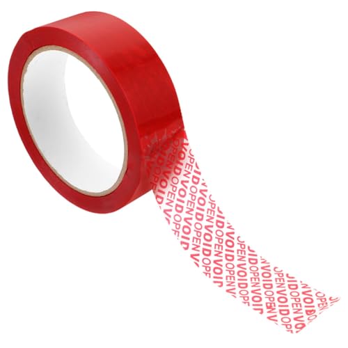 Ipetboom 6 Stück Sicheres Tamper Evident Klebeband Rote Blaue und Weiße Antitausch Verpackungsfolie Diebstahlschutz Sichtbare Manipulationsschutzstreifen Robuste Versiegelung für Pakete von Ipetboom