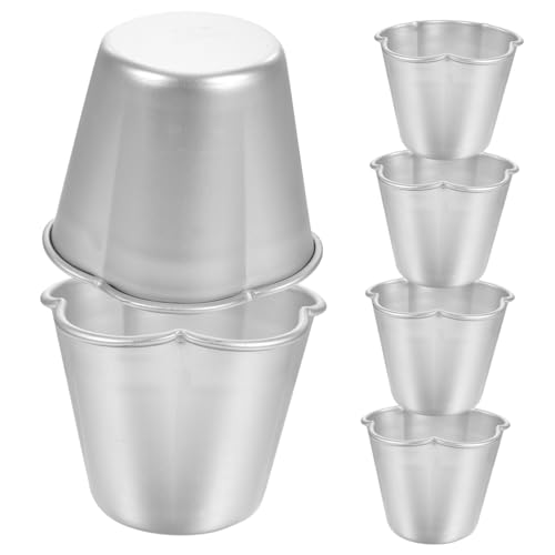 Ipetboom 6 Stück Teiliges Aluminium pudding backform Wiederverwendbare Antihaft muffinförmchen Kompakte Mini kuchenformen Multifunktionale Backwerkzeuge für Pudding Tartlets und Cupcakes Ipetboom 6 Stück Teiliges Aluminium pudding backform Wiederverwendbare Antihaft muffinförmchen Kompakte Mini kuchenformen Multifunktionale Backwerkzeuge für Pudding Tartlets und Cupcakes von Ipetboom