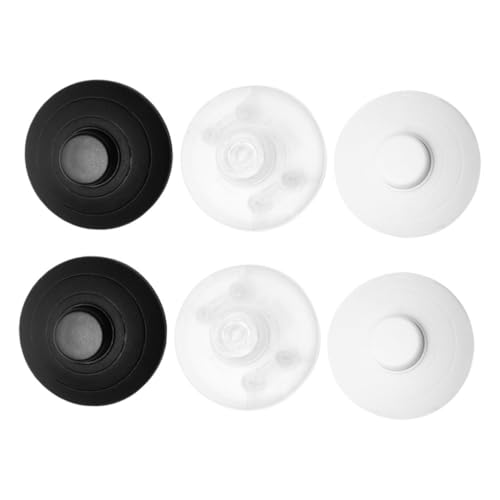 Ipetboom 6 Stück Teiliges Fußschalter Rund für Stehlampen Funktion Einfach zu Bedienen Vielseitig Einsetzbar für Beleuchtung und Elektrische Geräte Praktische Farbvielfalt Dunkel von Ipetboom