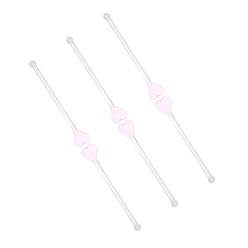 Ipetboom 6 Stück Teiliges Rührstäbe für Cocktails Getränke und Kaffee Transparente Handrührer mit Einzigartigem Langlebig und Elegant für Bar und Zuhause Wiederverwendbar von Ipetboom