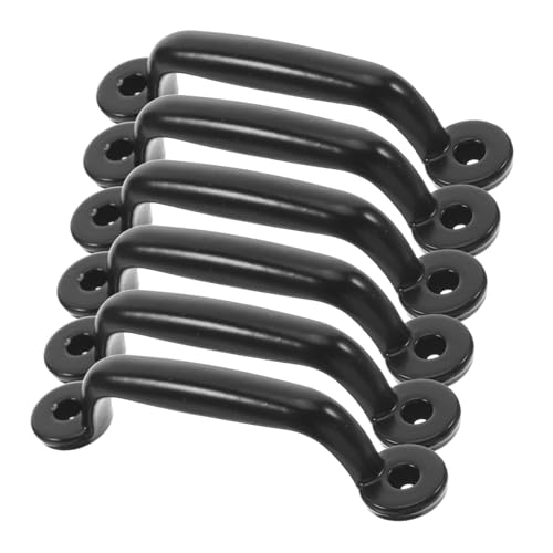 Ipetboom 6 Stück Teiliges Rustikale Schwarze Möbelgriffe aus Minimalistische Schrank Schubladengriffe für Küche Schlafzimmer Kleiderschrank Langlebig Klassische Vintage optik Ipetboom 6 Stück Teiliges Rustikale Schwarze Möbelgriffe aus Minimalistische Schrank Schubladengriffe für Küche Schlafzimmer Kleiderschrank Langlebig Klassische Vintage optik von Ipetboom