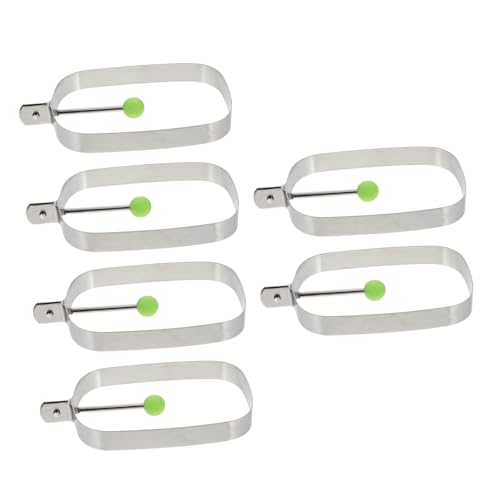 Ipetboom 6 Stück Teiliges Set Quadratische Antihaft Eierringe Praktische Formen für Spiegeleier mit Faltbarem Hitzebeständigem Griff für Einfache Zubereitung und Ansprechende Präsentation Ipetboom 6 Stück Teiliges Set Quadratische Antihaft Eierringe Praktische Formen für Spiegeleier mit Faltbarem Hitzebeständigem Griff für Einfache Zubereitung und Ansprechende Präsentation von Ipetboom