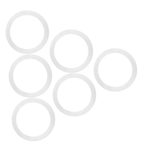 Ipetboom 6 Stück Teiliges Silikon Dichtungsringe für Kaffeemaschinen Langlebige Kaffeekannen Ersatzdichtung mit Glatten Kanten Hitzebeständig und Praktisch für Haushalt von Ipetboom