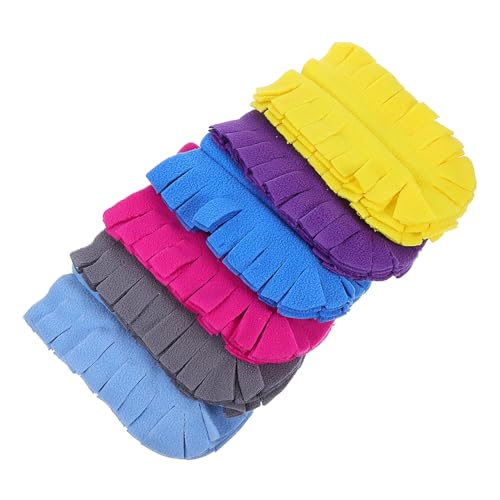 Ipetboom 6 Stück Teiliges Staubwedel Ersatzköpfe Wiederverwendbar Waschbar für Sofa Fenster Deckenventilator Vielseitig Tierhaare Schmutz Entfernen Haushalt Büro Auto von Ipetboom