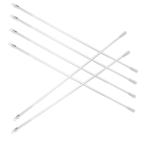 Ipetboom 6 Stück Teiliges Transparente Gardinenstab Haken Praktische Fensterjalousie Stab Ersatzteile Einfach zu Montieren für Lamellen und Vertikaljalousien Sicherer Bedienkomfort für von Ipetboom