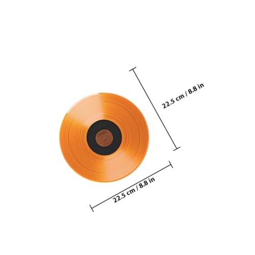 Ipetboom 6 Stück Teiliges Vinyl Schallplatten Wandtattoo aus Reißfestem PVC Selbstklebend und Vielseitig für Wände Fenster und Vintage Retro Musik Wanddekoration für Wohnzimmer und von Ipetboom