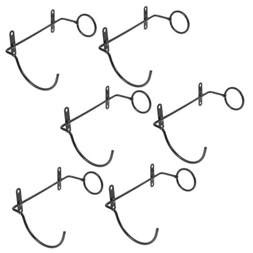 Ipetboom 6 Stück Teiliges Wand weinregal aus Metall Wandhalterung für Weinflaschen Robustes Einfach zu Montierendes Flaschen Display Platzsparend für Küche Bar Wohnzimmer Geeignet von Ipetboom