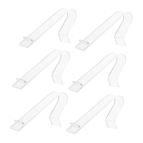 Ipetboom 6 Stück Transparente Kunststoff Schuhhalter für High Heels Stilvolles Schuhdisplay Stabile Schuhaufbewahrung Platzsparende Präsentation für Damenschuhe und Ladengeschäfte von Ipetboom