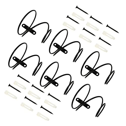 Ipetboom 6stücke Wandmontiertes Weinregal Aus Metall Für Flaschenaufbewahrung Stilvoller Weinständer Für Küche Bar Und Zuhause Für Weinliebhaber Und Sammler von Ipetboom