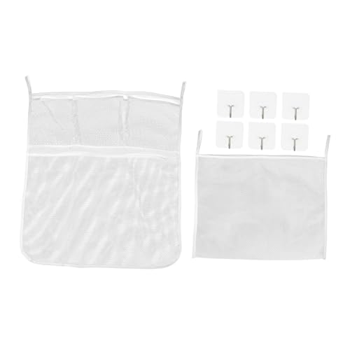 Ipetboom 8 Stück Großes Teiliges Mesh Aufbewahrungssack Set mit Saugnäpfen und Ablösbaren Haken Badewannenspielzeug Netz Aufbewahrungstasche für Wiederverwendbar und Einfach zu Reinigen Ipetboom 8 Stück Großes Teiliges Mesh Aufbewahrungssack Set mit Saugnäpfen und Ablösbaren Haken Badewannenspielzeug Netz Aufbewahrungstasche für Wiederverwendbar und Einfach zu Reinigen von Ipetboom