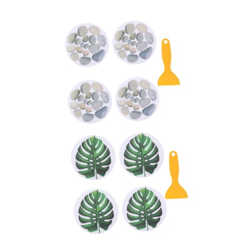 Ipetboom 8 Stück Teiliges Anti Badewanne Bad Dusche Aufkleber Bunte und Steine Nonslip Sticker für Glatte Oberflächen Badewanne Küche Pool von Ipetboom