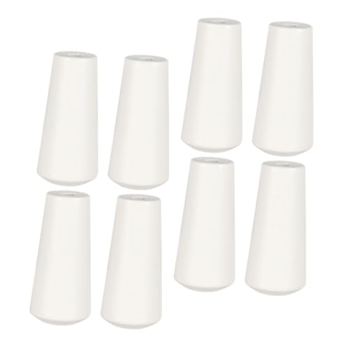 Ipetboom 8 Stück Teiliges Holz zugschnurknöpfe für Jalousien Natürliche Beige Farbe Langlebige Holzmaterialien Einfache Montage Vielseitig Einsetzbar für Fensterdekoration und von Ipetboom