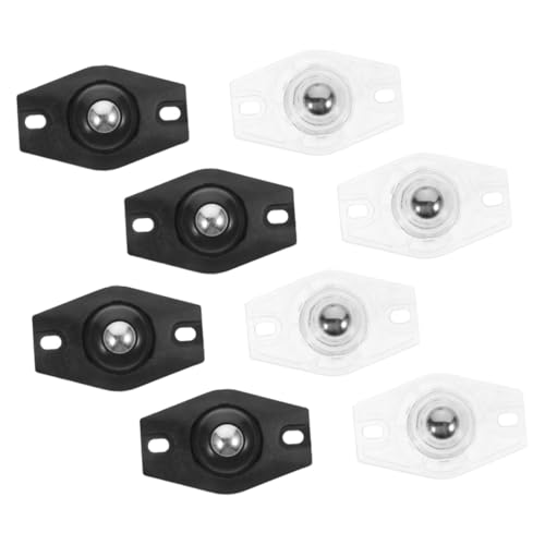 Ipetboom 8 Stück Teiliges Mini Lenkrollen mit Kleber Transparente Schwarze Stahlkugel kugelrollen Selbstklebende Schwenkbare Möbelräder für Aufbewahrungsboxen Mülltonnen Geräuscharm Ipetboom 8 Stück Teiliges Mini Lenkrollen mit Kleber Transparente Schwarze Stahlkugel kugelrollen Selbstklebende Schwenkbare Möbelräder für Aufbewahrungsboxen Mülltonnen Geräuscharm von Ipetboom