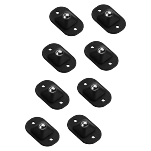 Ipetboom 8 Stück Teiliges Selbstklebende Schwenkbare Möbelrollen für Aufbewahrungsboxen und Mülleimer Einfach zu Montierende Stabile und Kratzfreie Transportrollen für Zuhause und Büro von Ipetboom