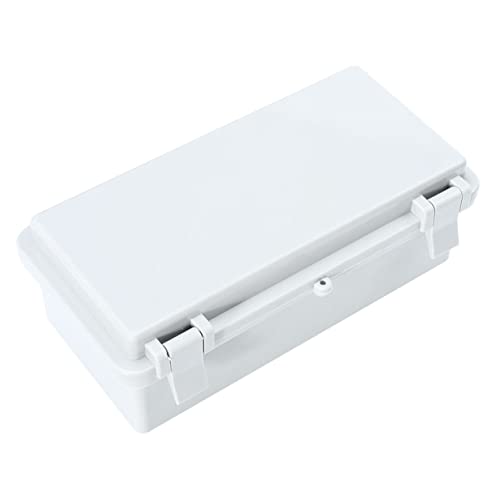 Ipetboom Abs Wasserdichte Abzweigdose für Außenbereich UV Beständig Korrosionsresistent Wetterfeste Elektronik Verteilerbox mit Montageösen Staubdicht Sichere Kabelverbindungslösung von Ipetboom