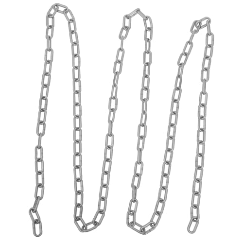 Ipetboom Absperrkette Kunststoff Warnkette Coil Chain für Absperrung und Sicherheitsabsperrung Leicht Transportierbar Vielseitig Einsetzbar für Verkehrsleitung und Veranstaltungsschutz von Ipetboom