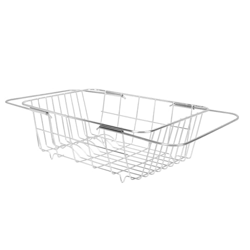 Ipetboom Abtropfkorb Küchenregal Ausziehbar Verstellbar Geschirrhalter Spülbecken Organizer Rostfrei für Teller Schüsseln Töpfe Ipetboom Abtropfkorb Küchenregal Ausziehbar Verstellbar Geschirrhalter Spülbecken Organizer Rostfrei für Teller Schüsseln Töpfe von Ipetboom
