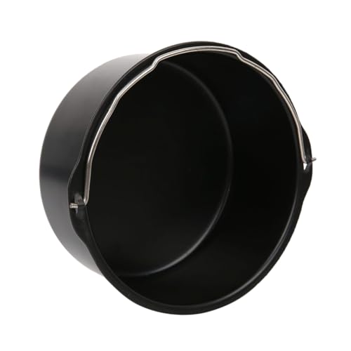Ipetboom Air Fryer Zubehör Carbonstahl Antihaft Kuchenkorb und Pizzablech Backform mit Griff für Heißluftfritteuse Backen Dessert Küche Ipetboom Air Fryer Zubehör Carbonstahl Antihaft Kuchenkorb und Pizzablech Backform mit Griff für Heißluftfritteuse Backen Dessert Küche von Ipetboom