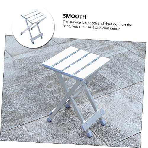 Ipetboom Aluminium Klappstuhl Campingstuhl Faltbar Leicht Tragbar Anglerstuhl Outdoor Angelhocker Gartenstuhl für Picknick Wandern Strand und Zuhause Belastbar Premium Aluminiumlegierung von Ipetboom