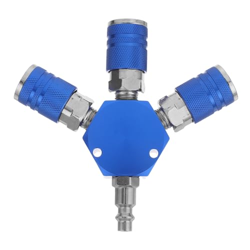 Ipetboom Aluminium Luftschlauchverteiler Schnellkupplung Npt Pneumatik Verteiler für Kompressoren Industrielle Rohrverschraubungen Luftdicht Effizient von Ipetboom