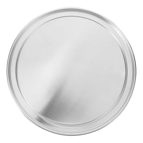 Ipetboom Aluminiumlegierung Pizza Backblech Abdeckung Rundes Ofenblech Deckel Pizzablech Haube Leicht Sicherer Sitz Für Ofen Mikrowelle Kühlschrank von Ipetboom