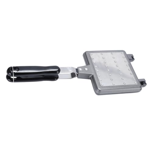 Ipetboom Antihaft Aluminiumlegierung Waffelbackform Waffeleisen Pfanne für Herd und Offenes Feuer Kompakt Langlebig Einfach zu Bedienen und Platzsparend für Waffel Sandwichzubereitung Ipetboom Antihaft Aluminiumlegierung Waffelbackform Waffeleisen Pfanne für Herd und Offenes Feuer Kompakt Langlebig Einfach zu Bedienen und Platzsparend für Waffel Sandwichzubereitung von Ipetboom