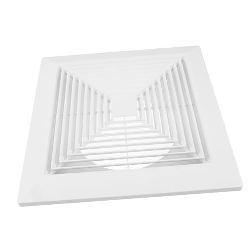 Ipetboom Badezimmer Abdeckung Ersatz Lüftungsgitter mit Federklammern für Deckenlüfter Quadratischer Kunststoff Luftauslass für Wand Deckenventilation Ipetboom Badezimmer Abdeckung Ersatz Lüftungsgitter mit Federklammern für Deckenlüfter Quadratischer Kunststoff Luftauslass für Wand Deckenventilation von Ipetboom