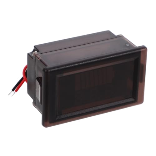 Ipetboom Batteriekapazitätsanzeige Elektronisches Spannungsmessgerät mit LED Display Vielseitiger Lithium Akku Monitor für Elektrofahrzeuge Stoßfest und Ablesbar von Ipetboom