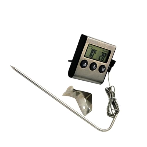 Ipetboom Bbq Thermometer aus Edelstahl mit Clip Präzises Küchen Backofenthermometer für Fleisch und Backofen Temperaturmessung Leicht Ablesbar Robust und Sicher für Grill und Ofen Ipetboom Bbq Thermometer aus Edelstahl mit Clip Präzises Küchen Backofenthermometer für Fleisch und Backofen Temperaturmessung Leicht Ablesbar Robust und Sicher für Grill und Ofen von Ipetboom