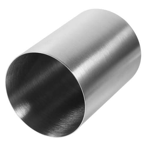 Ipetboom Bierkrug Aus Becher Trinken Wasserbecher Trinkbecher Aus Stahl Tragbare Tassen Stahlbecher Bierbecher Bierkrug Runden Becherbecher Aus Silber von Ipetboom