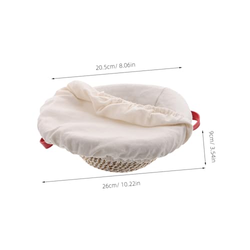 Ipetboom Brot Gärkörbchen Rund mit Doppelgriff und Stoffabdeckung Brot Backzubehör für Sauerteig und Teigführung Atmungsaktiver Leineneinsatz für Professionelles Formen Geeignet für Ipetboom Brot Gärkörbchen Rund mit Doppelgriff und Stoffabdeckung Brot Backzubehör für Sauerteig und Teigführung Atmungsaktiver Leineneinsatz für Professionelles Formen Geeignet für von Ipetboom