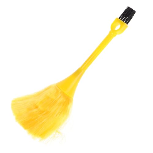 Ipetboom Buddha-staubfeger Staubwedelkopf Staubbürste Antistatisch Staubwedelköpfe Heimbüro Staubsauger Deckenventilator Duster -Tool Sauberer Staubwedel Heimauto Spinnnetz Plastik Gelb von Ipetboom