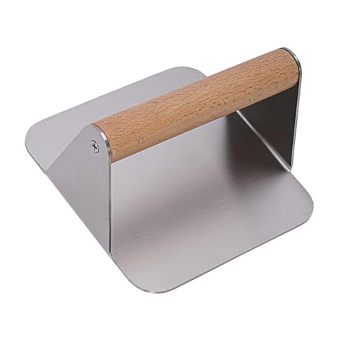 Ipetboom Burgerpresse aus Lebensmittelechtem Edelstahl Quadratischer Fleischpresser mit Ergonomischem Griff Hitzebeständig Korrosionsbeständig Langlebig zum Schnellen und Gleichmäßigen Ipetboom Burgerpresse aus Lebensmittelechtem Edelstahl Quadratischer Fleischpresser mit Ergonomischem Griff Hitzebeständig Korrosionsbeständig Langlebig zum Schnellen und Gleichmäßigen von Ipetboom
