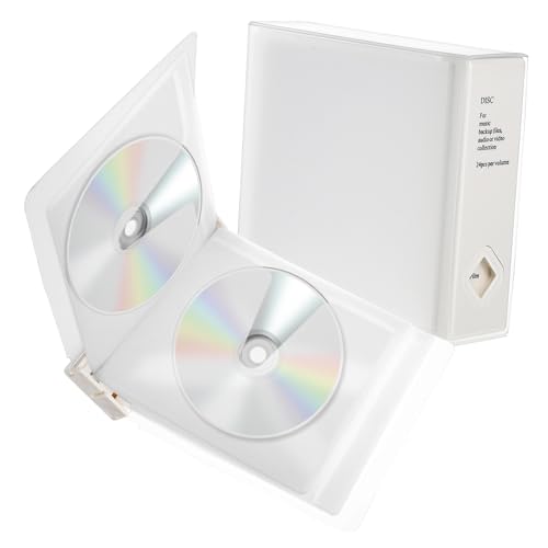 Ipetboom CD Aufbewahrungsbox mit Innentaschen Praktisch und Tragbar CD Organizer für Zuhause und Büro Beige Ipetboom CD Aufbewahrungsbox mit Innentaschen Praktisch und Tragbar CD Organizer für Zuhause und Büro Beige von Ipetboom