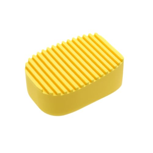 Ipetboom Candy Color Silikon Waschbrett Handgehaltene Wäschebürste Für Effektive Reinigung Von Kleidung Schuhen Und Mehr Multifunktionales Waschwerkzeug Gelb von Ipetboom
