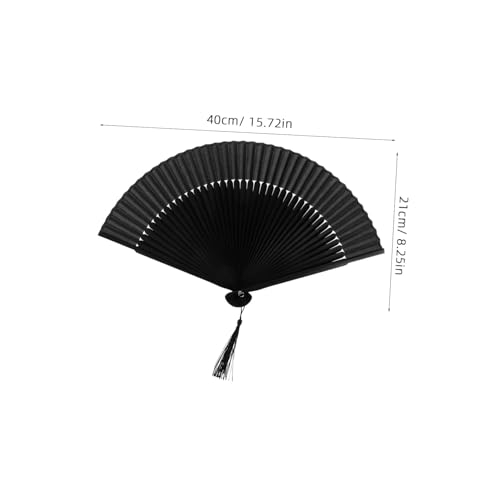 Ipetboom Chinesischer Faltbarer Handfächer aus Langlebigem Holz mit Retro quaste Eleganter Vintage handventilator für Damen als Tanzrequisite Dekoration und Sommerkühlung Ipetboom Chinesischer Faltbarer Handfächer aus Langlebigem Holz mit Retro quaste Eleganter Vintage handventilator für Damen als Tanzrequisite Dekoration und Sommerkühlung von Ipetboom